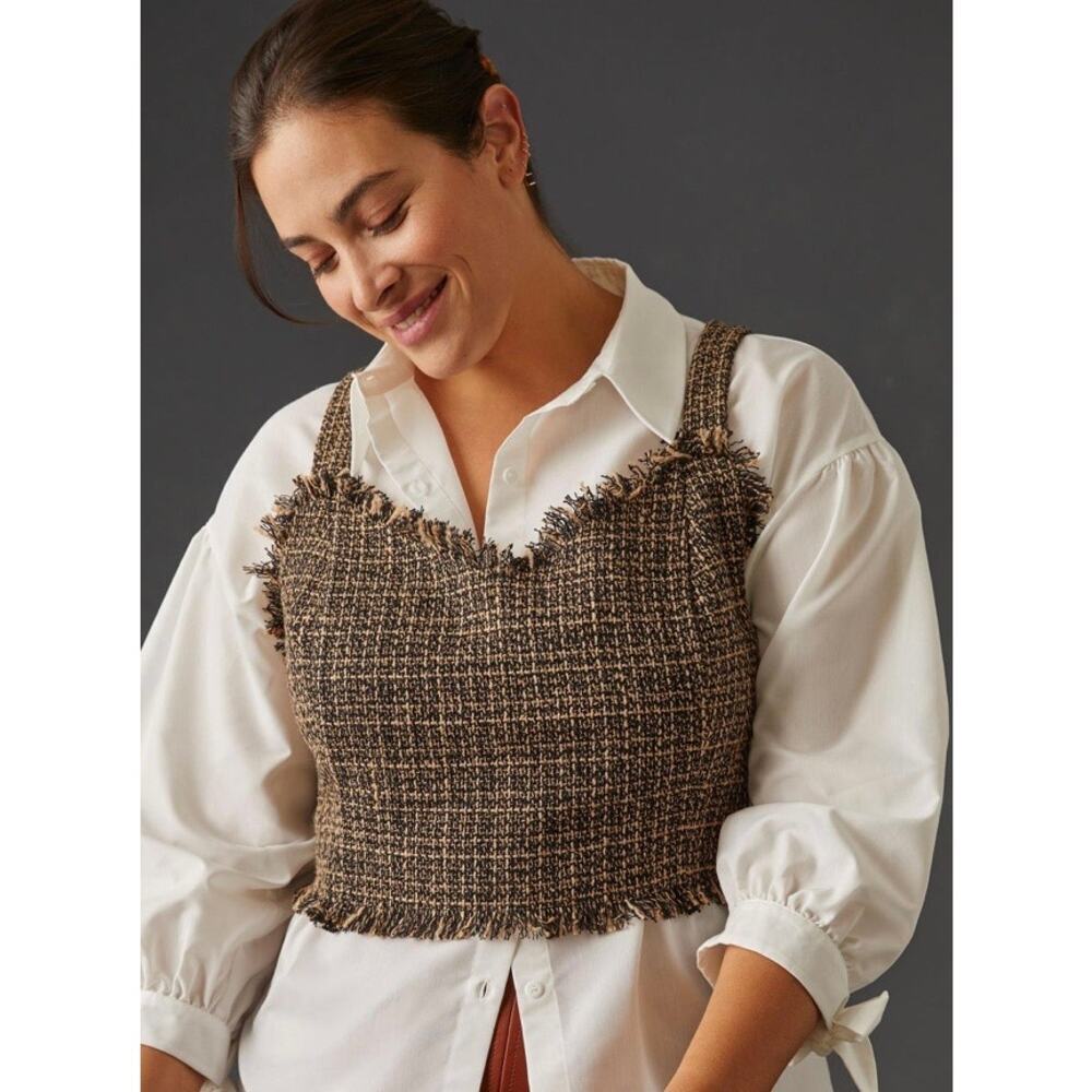 Mare Mare x Anthropologie Layered Vest Size 1X